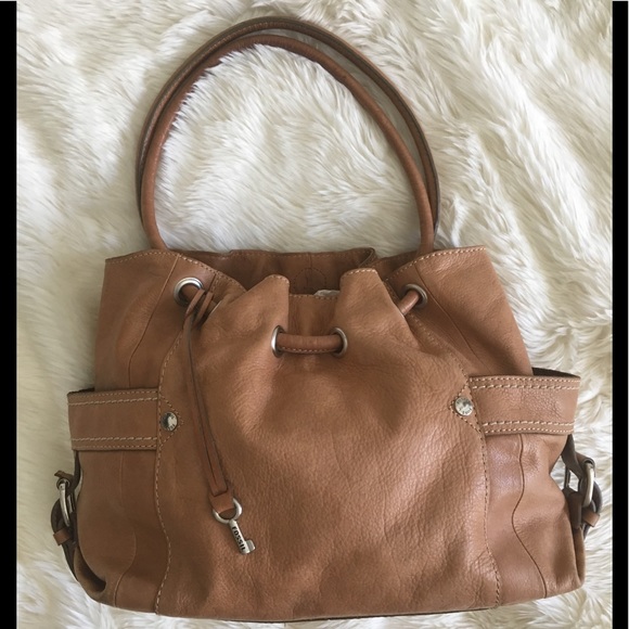 Fossil Soft Leather Bucket Bag - Picture 1 of 8